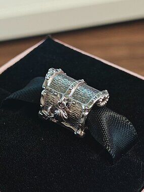 Authentic Pandora Retired Chest of Treasure Charm 799432C00 Nautical Travel
